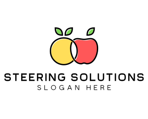 Citrus Apple Fruit  logo design