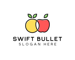 Citrus Apple Fruit  logo design