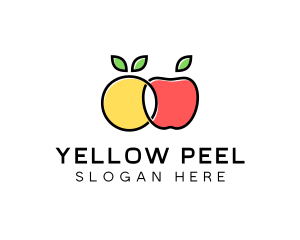 Citrus Apple Fruit  logo design