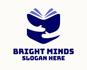 Purple Book Hug Logo