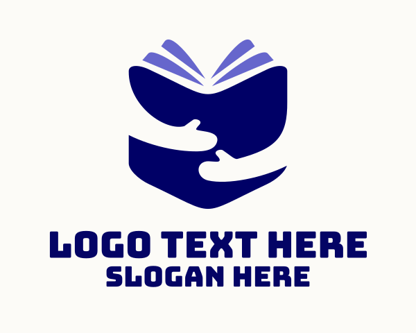 Purple Book Hug logo