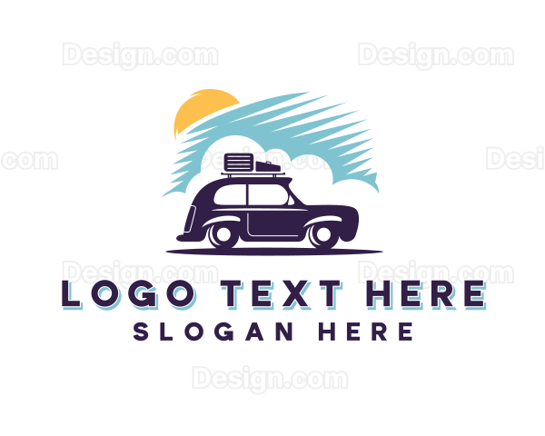 Travel Car Trip Logo