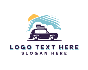 Travel Car Trip Logo