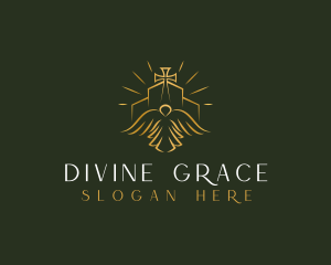 Dove Cross Church logo design