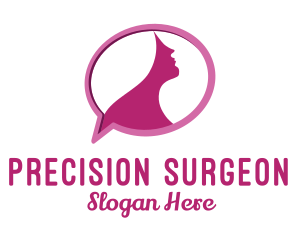 Plastic Surgeon Messenger logo design