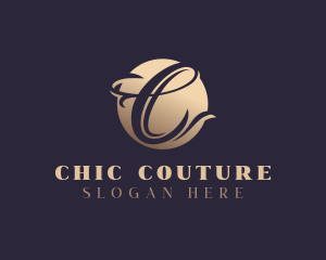 Elegant Boutique Letter C logo design