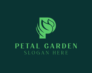 Sustainable Business Letter P  logo design