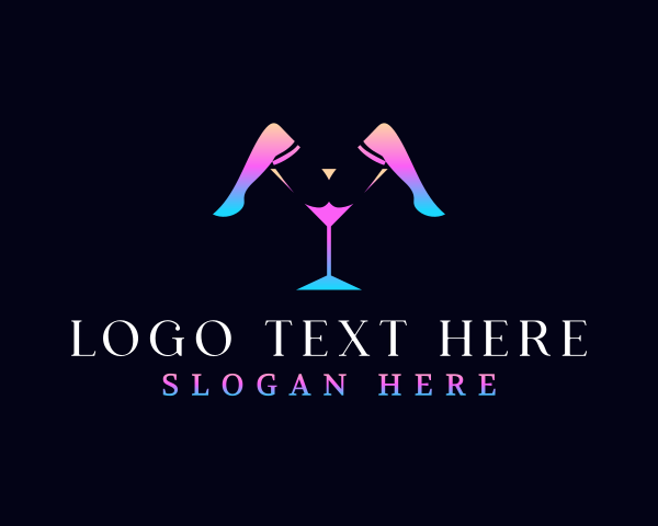 Erotic Martini Glass Legs logo