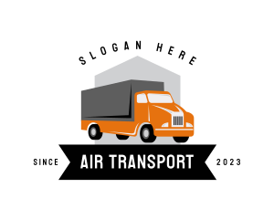 Shipping Freight Truck logo design