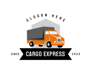 Shipping Freight Truck logo