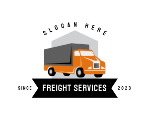 Shipping Freight Truck logo