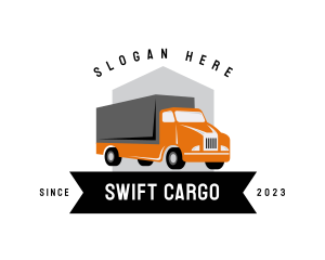 Shipping Freight Truck logo