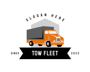 Shipping Freight Truck logo design