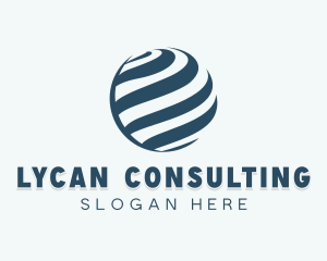 Global Financial Wave Firm logo design