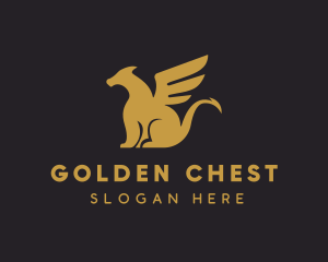 Mythical Griffin Creature logo design