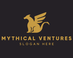 Mythical Griffin Creature logo design