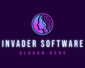 Software Human Technology logo design