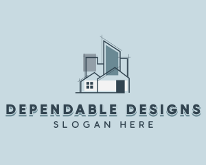 Architectural Building Structure logo design