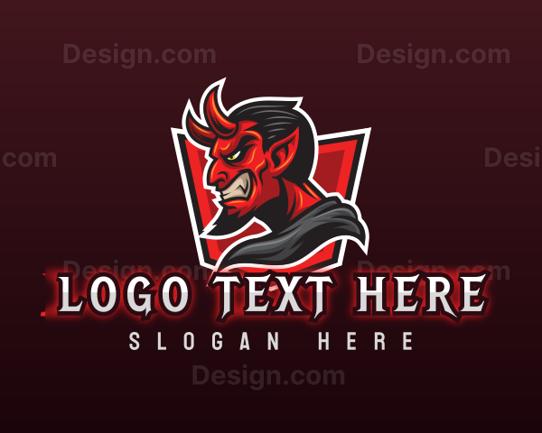 Scary Evil Devil Logo