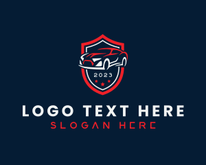 Auto Vehicle Shield logo design