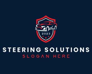 Auto Vehicle Shield logo design