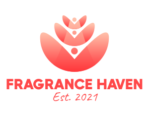 Fresh Petals Fragrance logo design