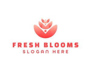 Fresh Petals Fragrance logo design