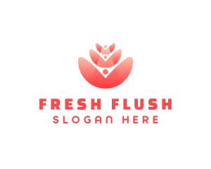 Fresh Petals Fragrance logo design