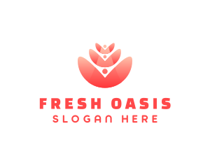 Fresh Petals Fragrance logo design