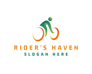 Olympics Athlete Biker logo