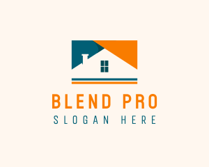 House Property Roof logo design