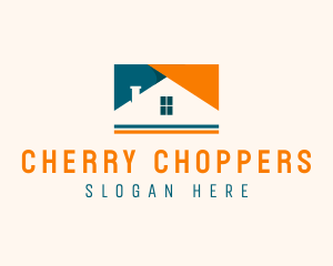 House Property Roof logo design