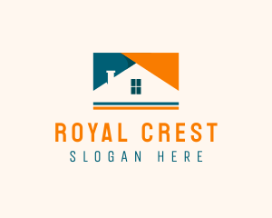 House Property Roof logo design