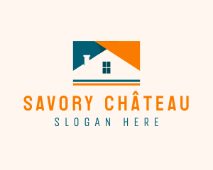 House Property Roof logo design