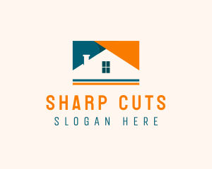 House Property Roof logo design