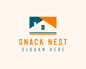 House Property Roof logo design