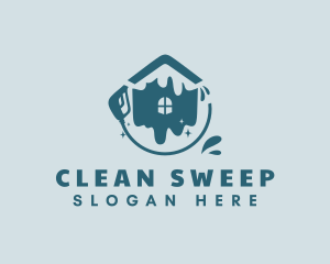 Clean House Pressure Washer logo design