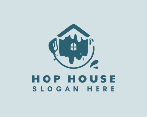 Clean House Pressure Washer logo design