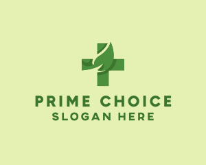 Herbal Medicine Cross  logo design