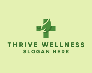 Herbal Medicine Cross  logo