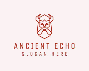 Medieval Ancient Warrior logo design