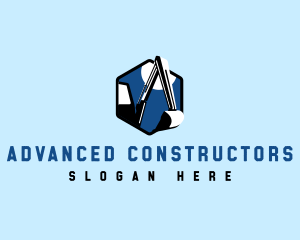 Industrial Excavator Machine logo design