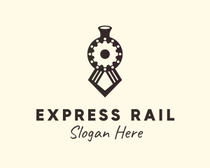Train Railway Locomotive logo