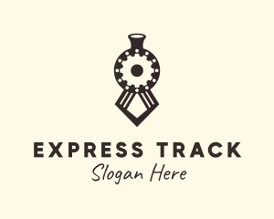 Train Railway Locomotive logo