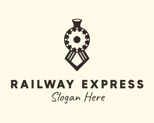 Train Railway Locomotive logo