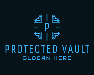 Tech Security Software logo design