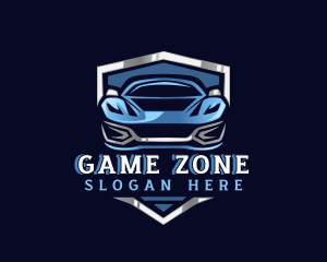 Sports Car Garage Detailing Logo