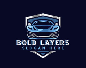 Sports Car Garage Detailing logo design