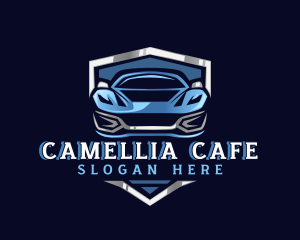 Sports Car Garage Detailing logo design