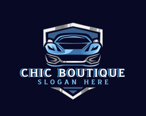 Sports Car Garage Detailing logo design